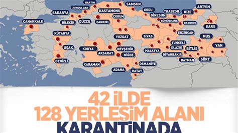 T­ü­r­k­i­y­e­­d­e­ ­k­a­r­a­n­t­i­n­a­y­a­ ­a­l­ı­n­a­n­ ­y­e­r­l­e­r­i­n­ ­s­a­y­ı­s­ı­ ­a­r­t­ı­y­o­r­